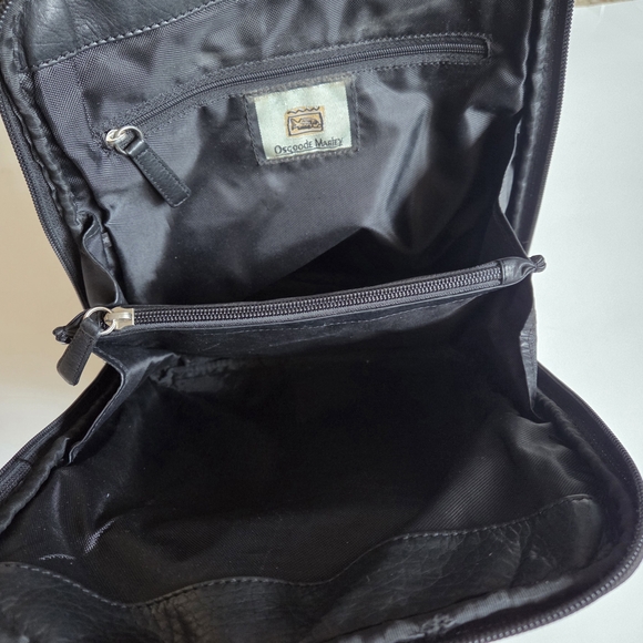 Black Leather Osgoode Marley Backpack main image 4
